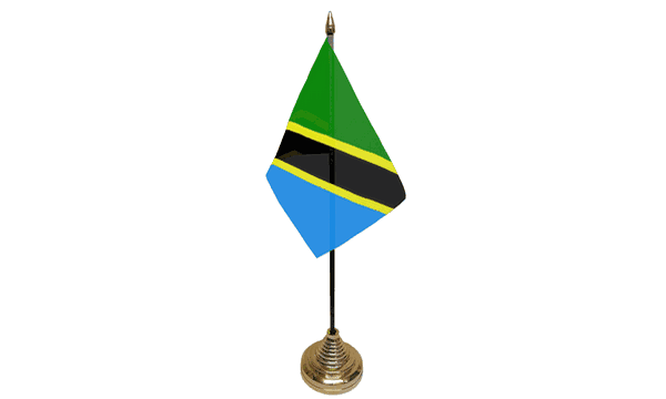 Tanzania Table Flags
